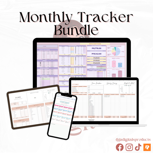 Monthly Budget Tracker Bundle