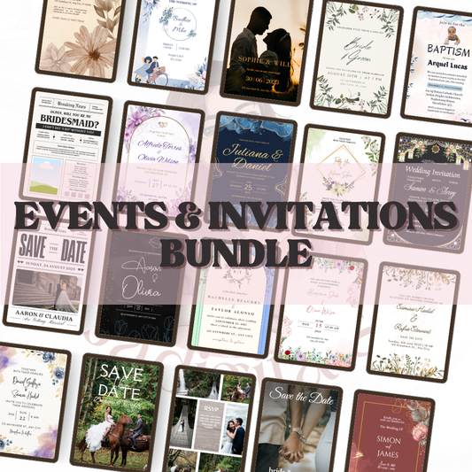 THE EVENTS & INVITATION TEMPLATES BUNDLE