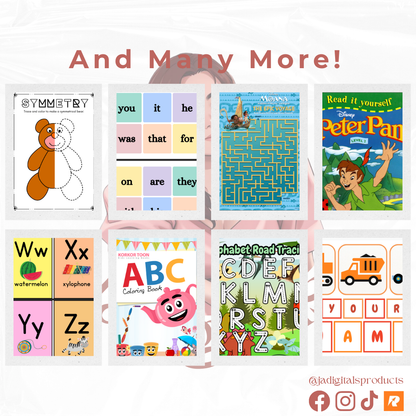 KIDS' LEARNING & ACTIVITIES BUNDLE (RESELLABLE)